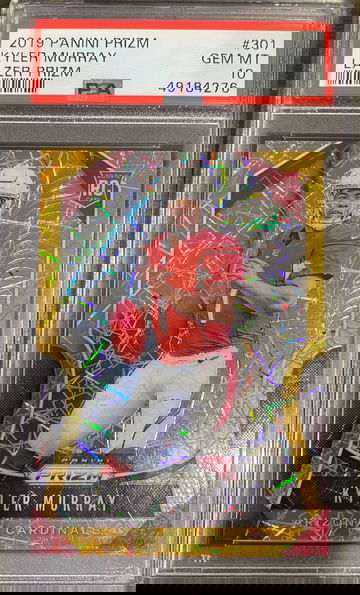 2019 Prizm Kyler Murray GOLD LAZER Rookie PSA 10 RC