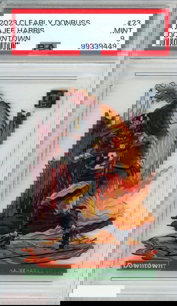 2023 PANINI CLEARLY DONRUSS DOWNTOWN NAJEE HARRIS #23 STEELERS PSA 9 MINT