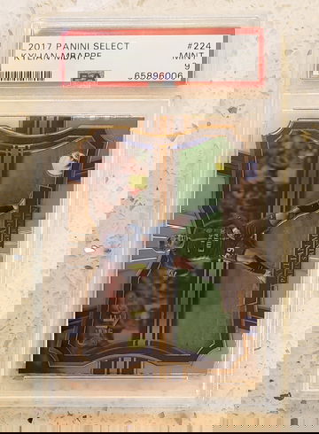 2017 Panini Select Kylian Mbappe PSA 9