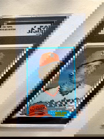 1981 Topps Nolan Ryan #240  SGC 6.5