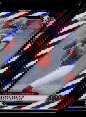 2024 Panini Prizm Red White Blue Jayden Daniels #347 RC