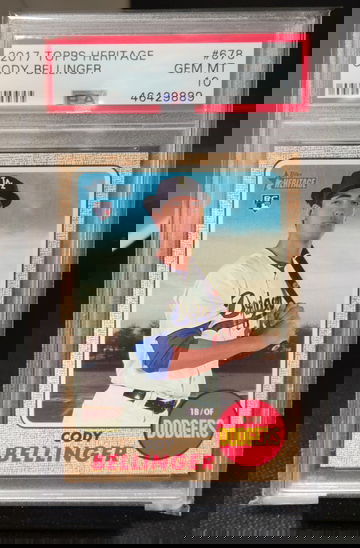 2017 Topps Heritage Cody Bellinger Psa 10