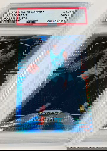 2019 Prizm Ja Morant Hyper Silver Prizm Rookie PSA9 (HK)