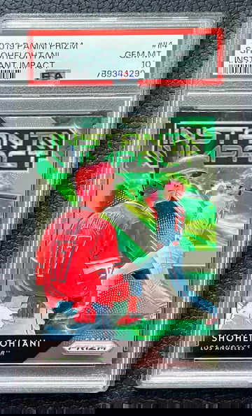 2019 Panini Prizm Shohei Ohtani Instant Impact PSA 10 #114