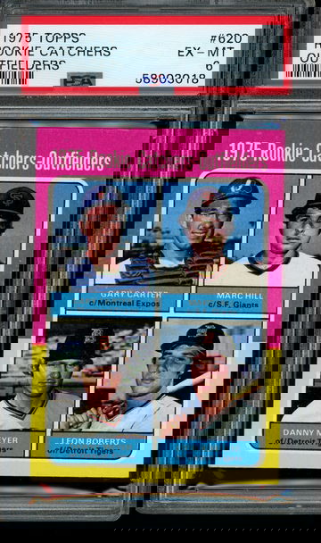 1975 TOPPS #620 GARY CARTER PSA EX-MT 6