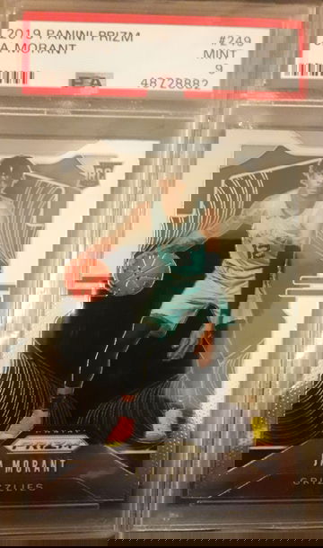 2019 Panini Prizm Ja Morant PSA 9 - ships from APO/Italy