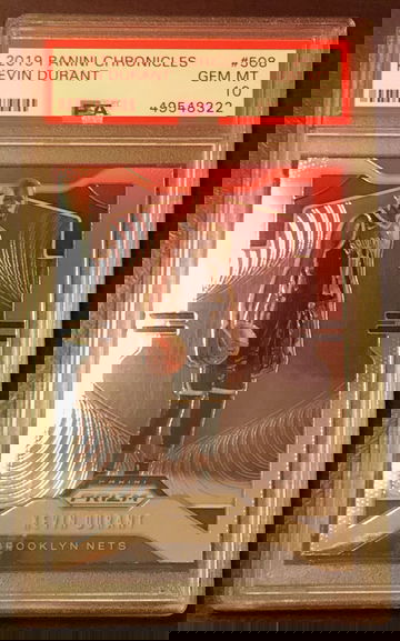 2019 Panini Prizm Chronicles #508 PSA 10 GEM MINT 1st year Nets Kevin Durant