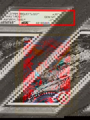 2020 Topps Project MIKE TROUT Andrew Thiele RC #35 - PSA 10 Gem Mint