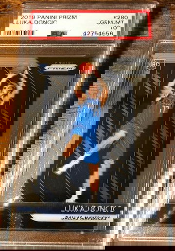 Luka Doncic 2018 Panini Prizm #280 PSA 10
