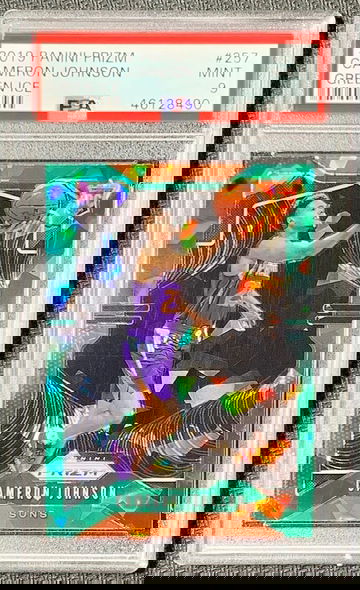 Cameron Johnson 2019-20 Panini Prizm Green Ice #257 PSA 9 (46128490)