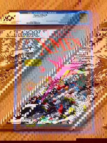 CLASSIC X-MEN #8 CGC 9.6 NM+ WP 1987 Arthur Adams cover