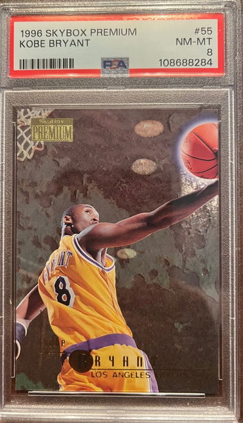 1996 Skybox Premium Kobe Bryant RC #55 PSA 8