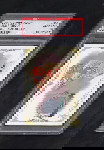 2014 Topps Allen & Ginter Full Size Relics #MT Mike Trout PSA 10 GEM MINT