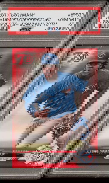 2017 Bowman Vladimir Guerrero Jr. Prospects RED 70th SP PSA 10 