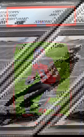 2014 Topps #387 Mike Evans RC PSA 9 Mint Rookie Card Buccaneers