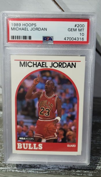 1989 Hoops Michael Jordan PSA 10