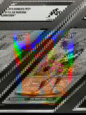 2019 Optic Downtown Joe Montana SP SGC 9