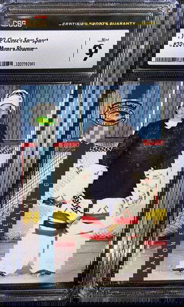 1992 Classic Four Sport Draft Picks ROOKIE Manon Rheaume CSG 9 MINT Low POP!