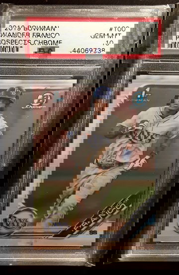 Wander Franco 2019 1st Bowman chrome psa 10