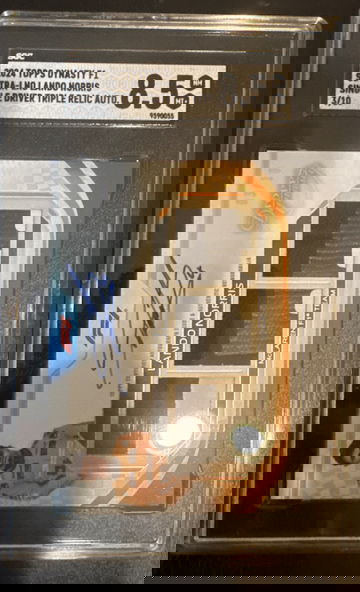 2024 Topps Dynasty Lando Norris Triple Relic Auto - SGC 8.5