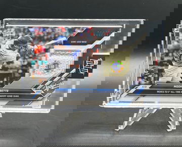  Mookie Betts 2024 Topps Now Base Relic 5th All Time HR Leader /125  LA Dodgers