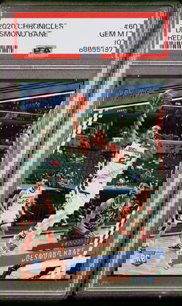 2020 Desmond Bane Chronicles Prestige /149 Red 60 Rookie RC PSA 10 Gem Mint