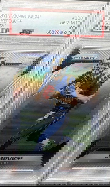 2016 Panini Prizm - Rookie Jared Goff #208 Silver Prizm (RC)