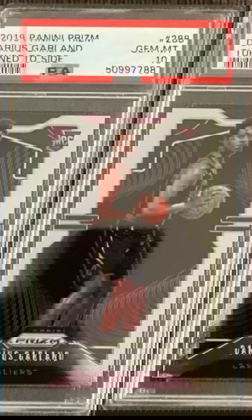 2019 Panini Prizm ’Turned to the Side’ Variation Darius Garland PSA 10