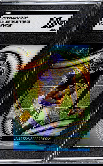 Justin Jefferson 2020 Select Field level Silver Prizm