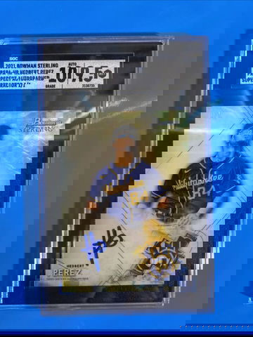 2021 Bowman Sterling 1 Of 1 SuperFractor Prospect Hedbert Perez