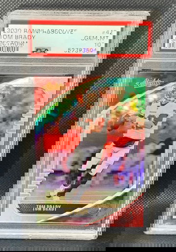 2020 Panini Absolute Tom Brady Spectrum #42 PSA 10 Gem Mint