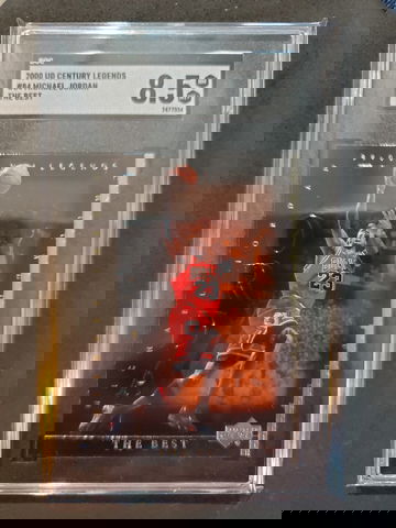 2000 UD Century Legends "The Best" Michael Jordan SGC 8.5 