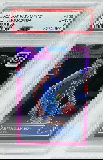 CHET HOLMGREN 2022 OPTIC RATED ROOKIE HYPER PINK PRIZM PSA 9