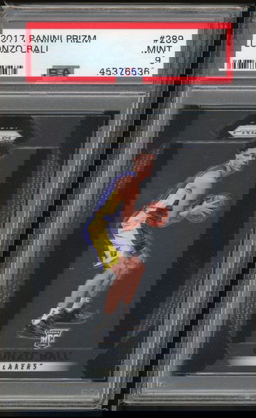 2017 Panini Prizm Lonzo Ball PSA 9
