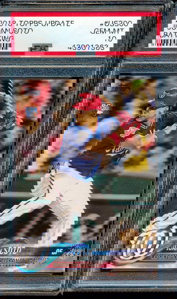 2018 Topps Update #US300 Juan Soto Batting RC Rookie PSA 10 1363