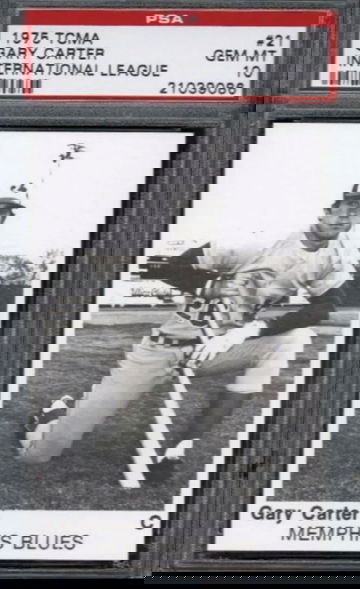1975 TCMA International League Gary Carter Rookie RC #21 PSA 10 Gem Mint *pop 20