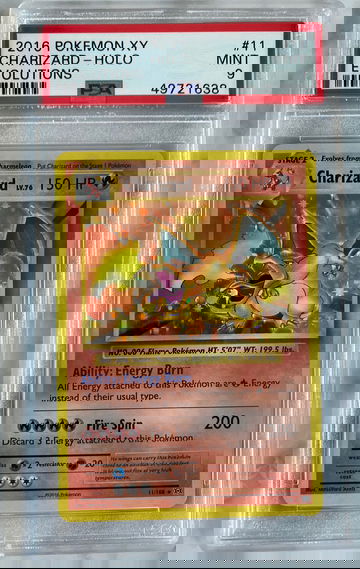 Charizard Evolutions Holo PSA 9 