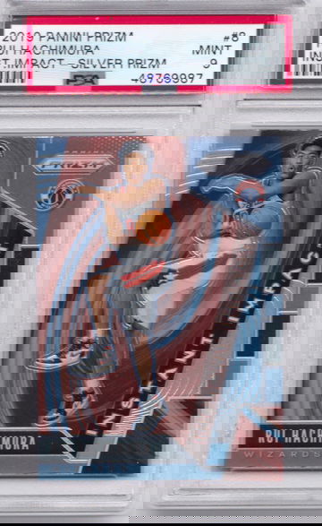 Rui Hachimura 2019 Prizm Instant Impact Silver PSA 9 