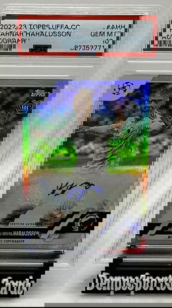 2022 Topps UEFA UCC Hakan Haralsdsson Auto PSA 10 #AHH FC Cop / Lille RC