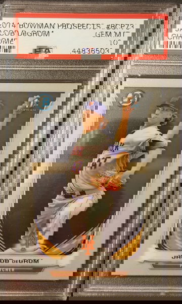 2014 Bowman Chrome Jacob Degrom Rookie PSA 10 New York Mets