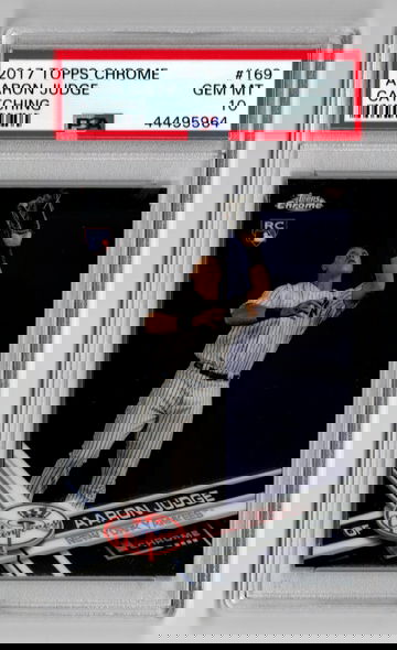 2017 Topps Chrome Aaron Judge PSA 10