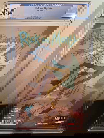 ONI PRESS RICK & MORTY #4 CGC 9.4 NEAR MINT 