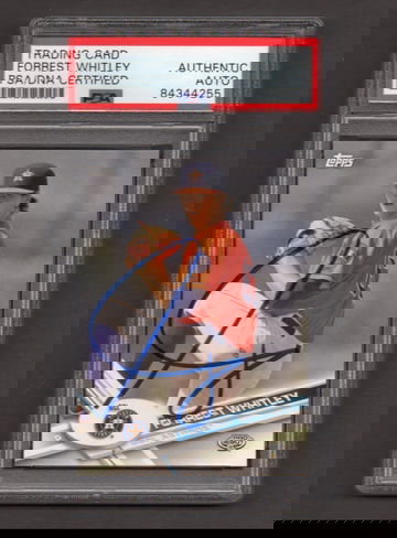 Forrest Whitley Signed Autographed 2017 Pro Debut #34 PSA DNA COA RC