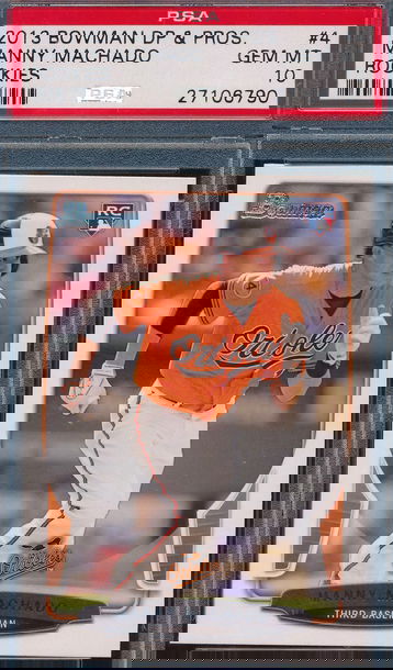 2013 Bowman Draft Prospects 4 Manny Machado RC PSA 10 GEM MT 6790