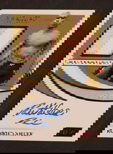 2021 Panini Immaculate Collection UFC Gold Robbie Lawler #MA-RLW Patch Auto /25