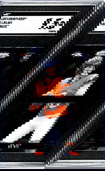 2024 Panini Prizm Prizmatic Bo Nix #11 RC SGC 9.5