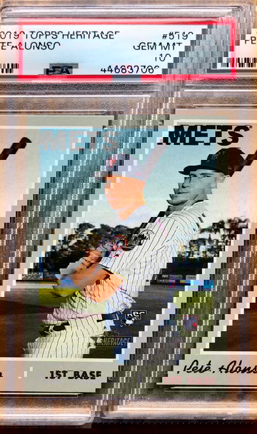 PETE ALONSO 2019 Topps Heritage High Number Rookie RC PSA 10