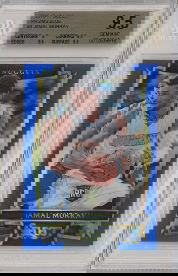2016 Select 4 JAMAL MURRAY Blue Prizm /299 BGS 9.5 (POP 8) Rookie Card RC