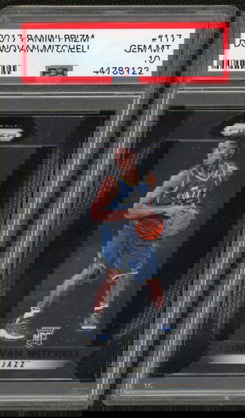 Donovan Mitchell 2017 Prizm Rookie PSA 10