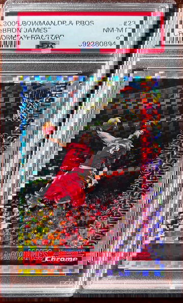 2005-06 Lebron James Bowman Chrome Draft Picks & Prospects Xfractor /150 PSA